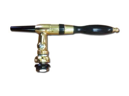 Кран для розлива пива с азотно-углекислотной смесью