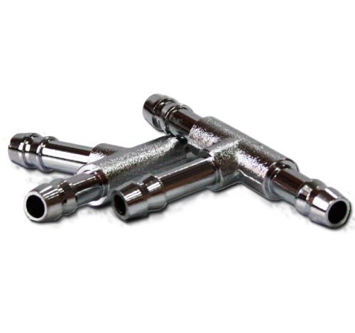 Тройник металлический для шланга 7х12мм